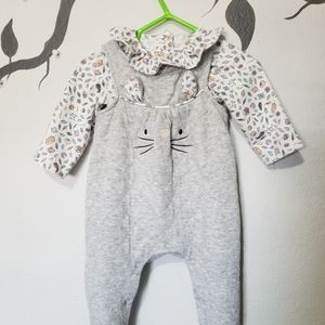 Dylan & Abby Quilted overall romper